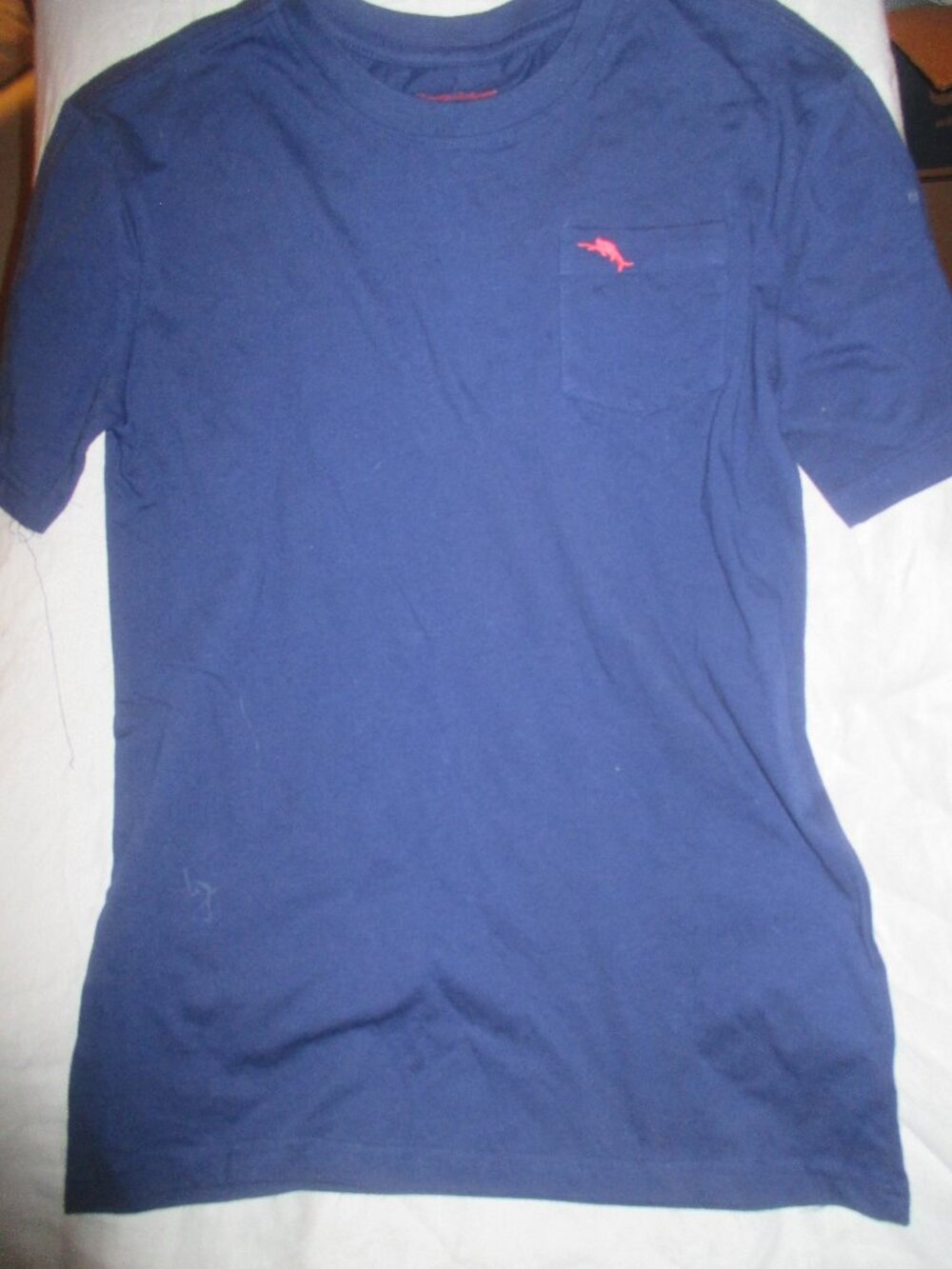 Tommy Bahama Boys Navy with Logo Short Sleeve Crewneck T-Shirt XL- 14